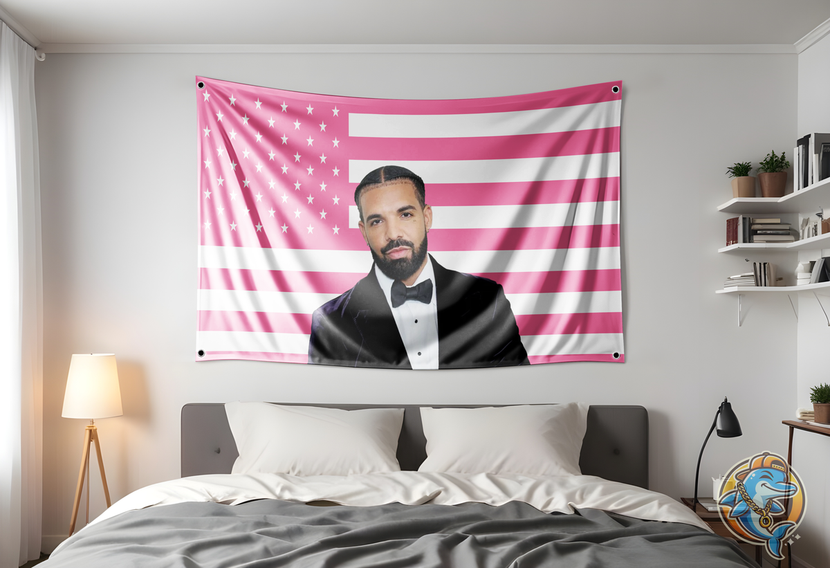 Pink Drizzy American Flag
