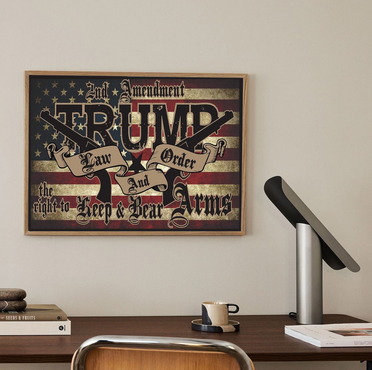 Trump Law & Order 2nd Amendment 2024 President Poster