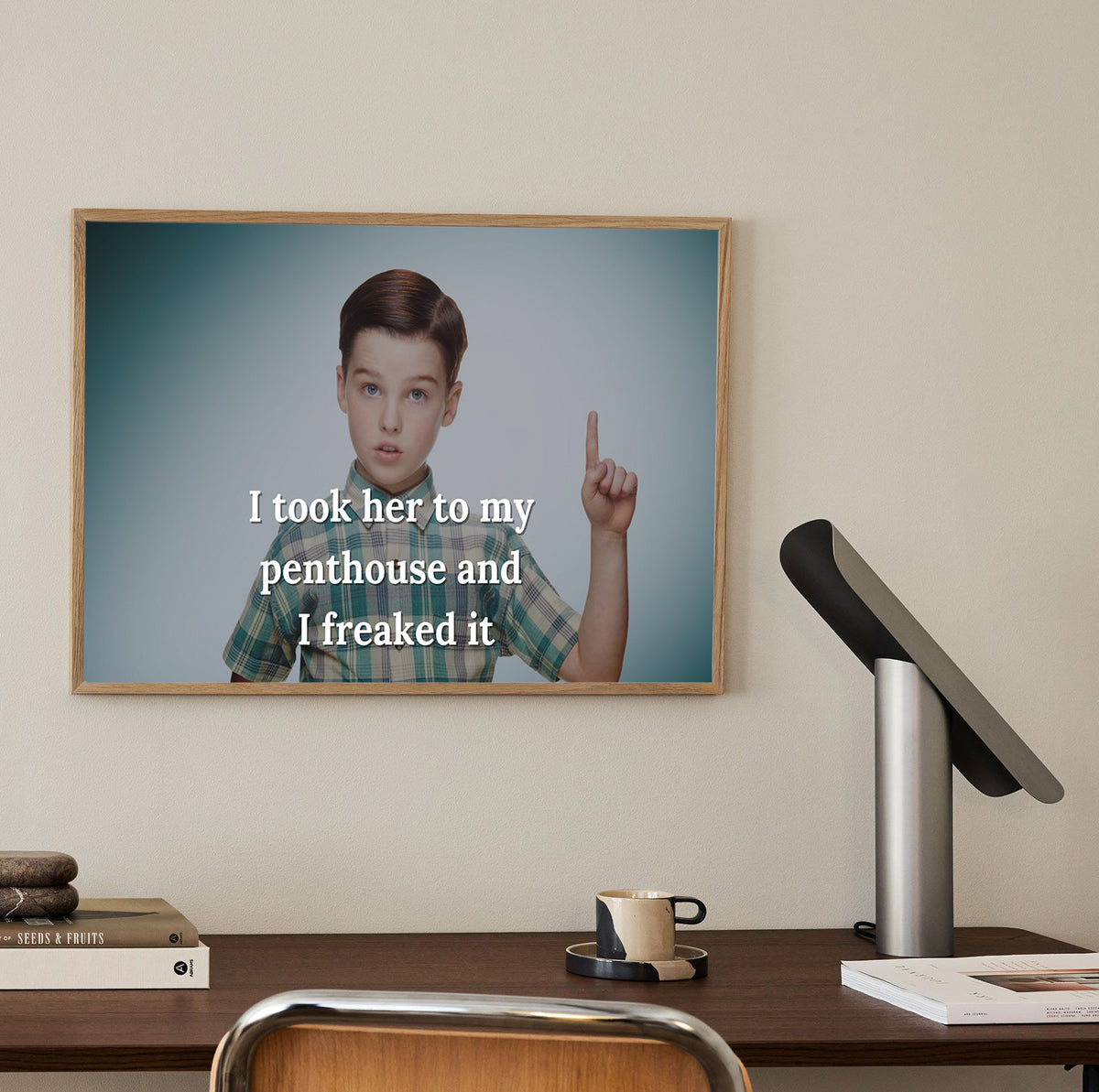 Young Sheldon Flag Took Her To My Penthouse And I Freaked It Poster