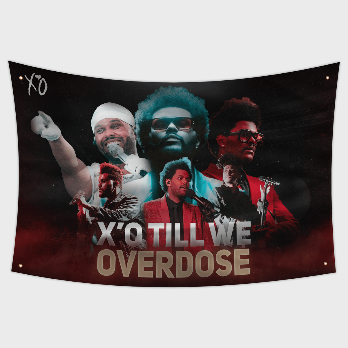 The Weeknd Flag | Custom 3x5 Feet Music Tapestry Design