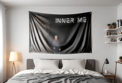 Jututsu Kaisen Flag | Itadori & Sukuna "Inner Me" Flag 3x5ft Anime Flag Tapestry