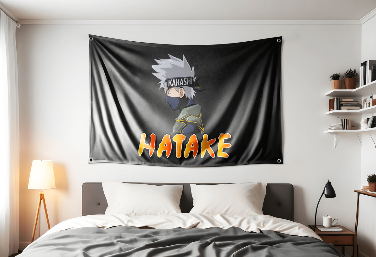 Kakashi Hatake Flag | Naruto Flag Collection 3x5ft Anime Flag Tapestry