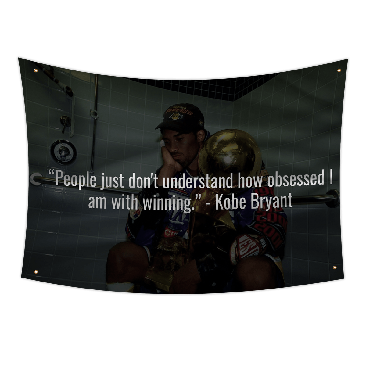 Kobe Bryant Quote Flag | Custom 3x5 Feet Sports Tapestry Design