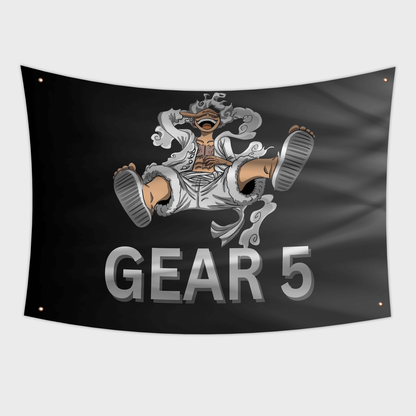 Monkey D. Luffy Gear 5 One Piece Flag3x5ft Anime Flag Tapestry