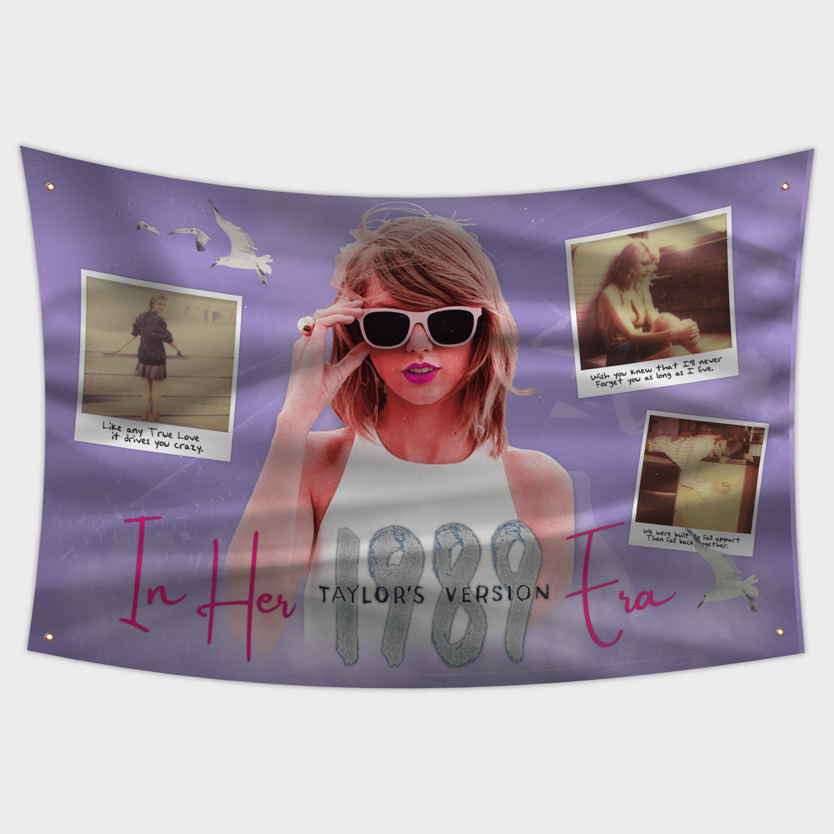 Taylor Swift 1989 Era Flag | Taylor Swift College Dorm Room Decor 3x5ft Tapestry