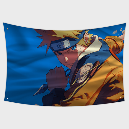 Naruto Uzamaki Flag 3x5ft Anime Flag