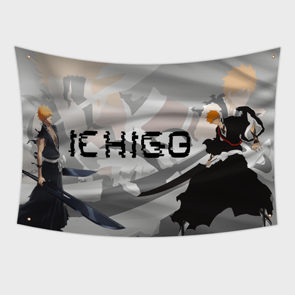 Ichigo Bleach Flag 3x5ft Anime Flag Tapestry