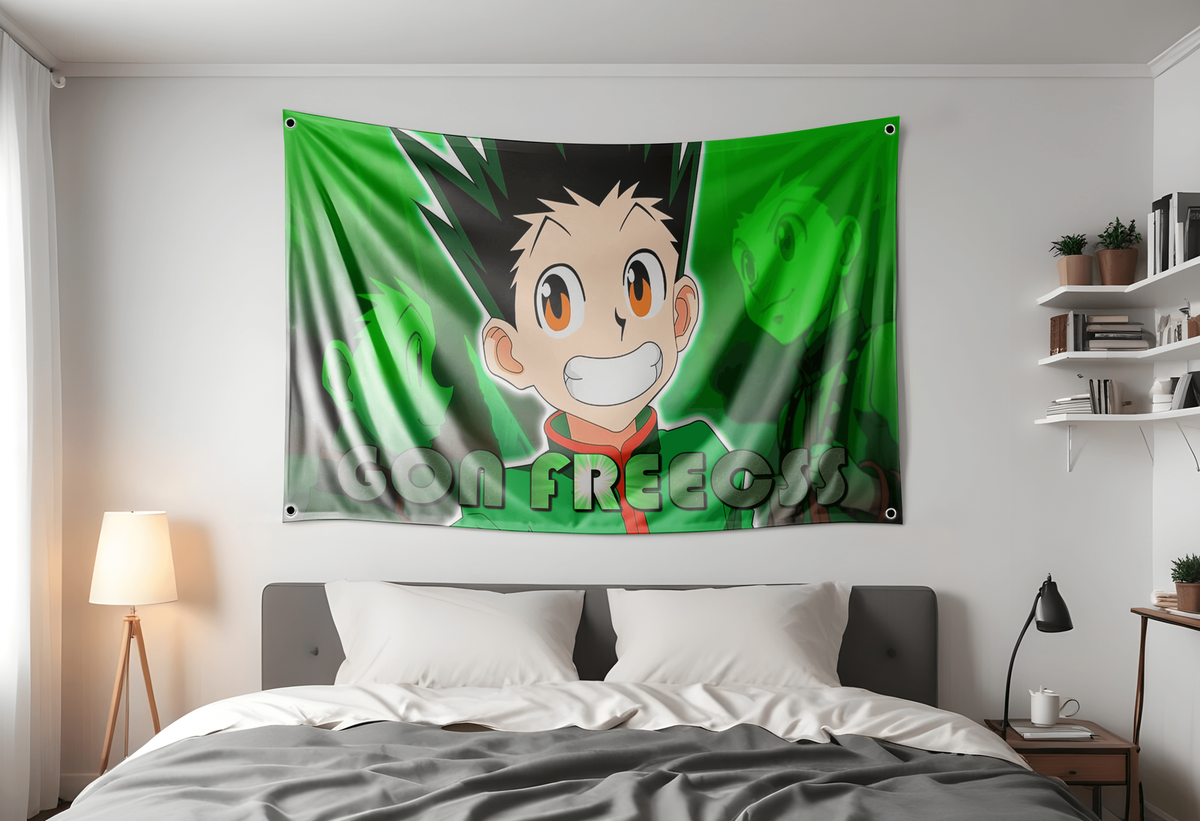Gon Freecss Flag Hunter x Hunter 3x5ft Anime Flag Tapestry