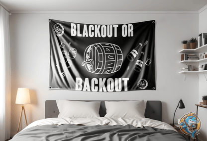 Blackout or Backout Flag – The Ultimate Drinking Flag for Dorm Rooms