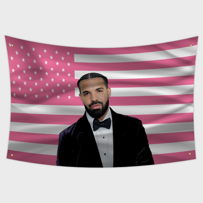 Pink Drizzy American Flag