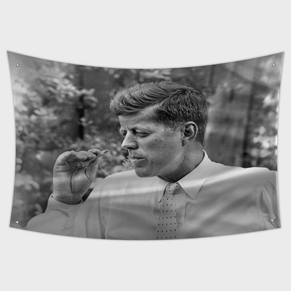 JFK Smoking Flag