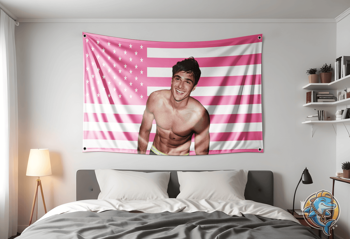 Jacob Elordi Flag Hung Up