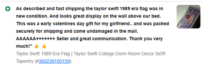 Taylor Swift 1989 Era Flag