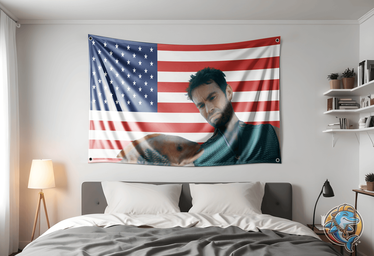 The Deep "The Peak" Flag - 3x5 ft Lightweight Polyester from The Boys Hung Up