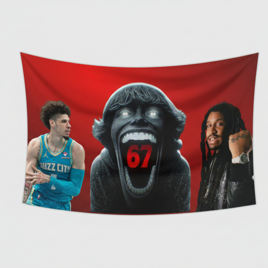 67 Meme Flag