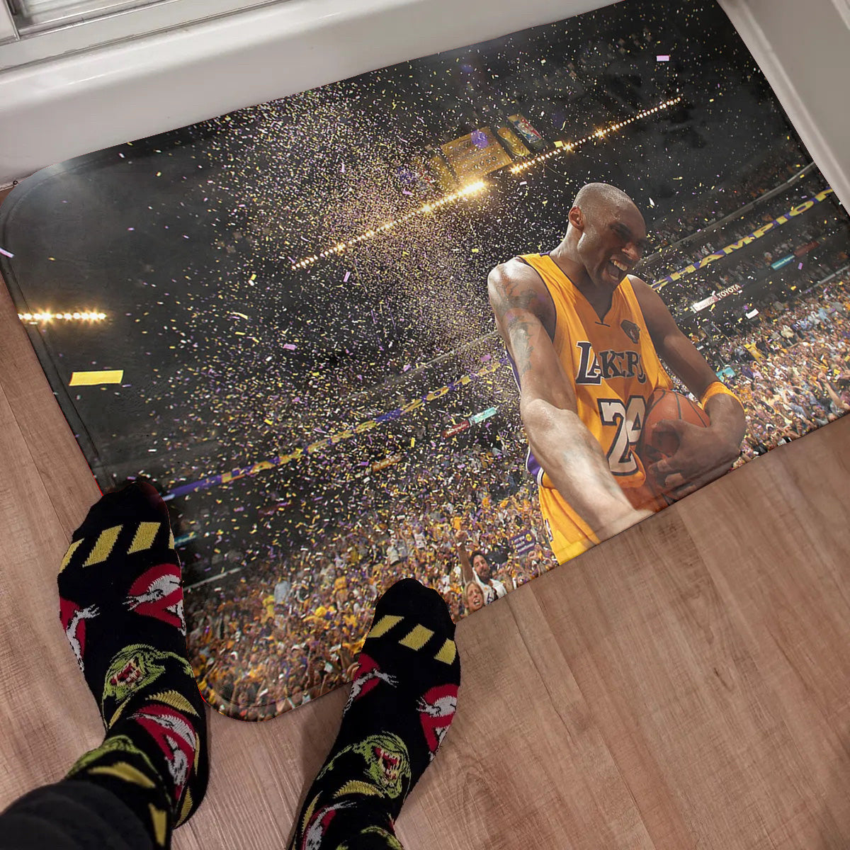 Kobe Game 7 Confetti Rug