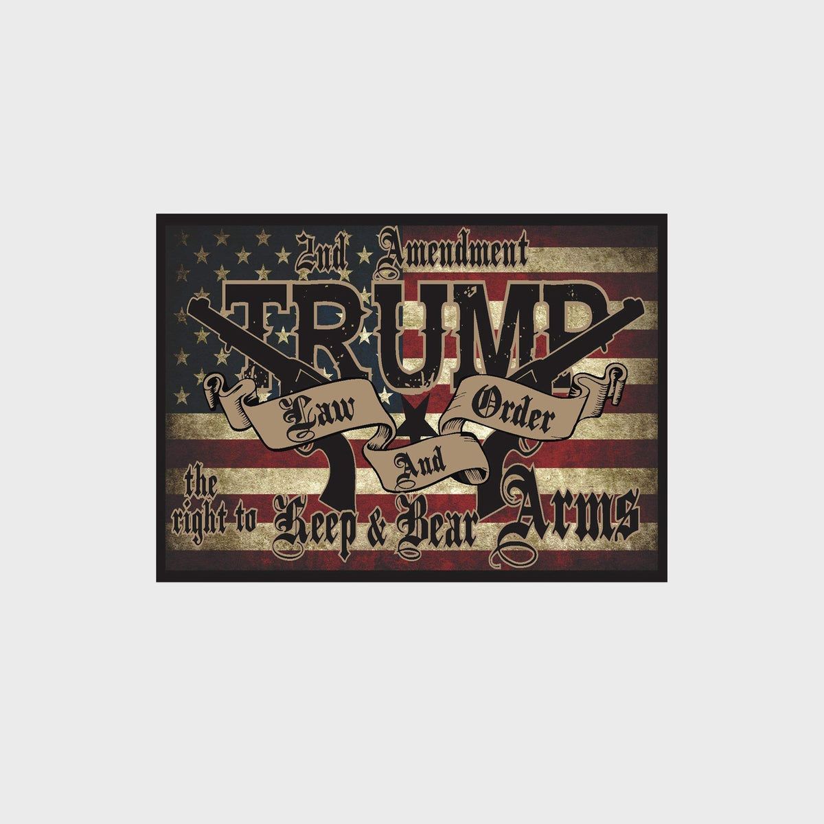 Trump Law & Order 2nd Amendment 2024 President Poster