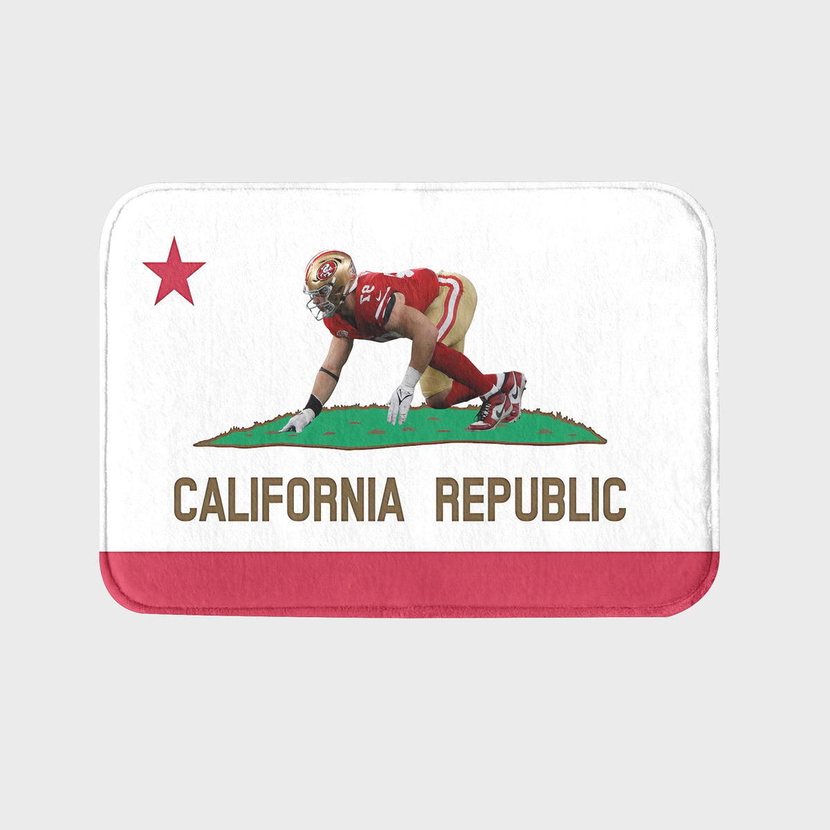 49er's Nick Bosa California Republic Rug