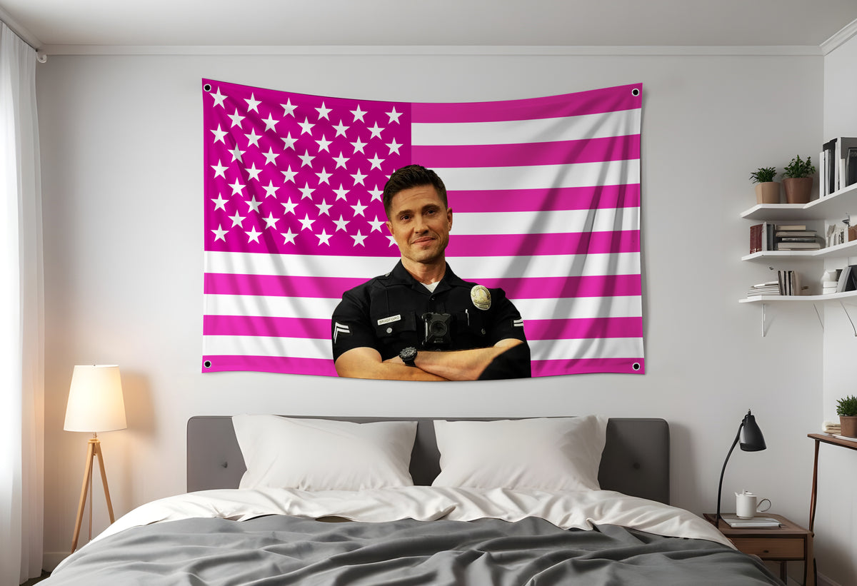 Tim Bradford Rookie Pink America Flag