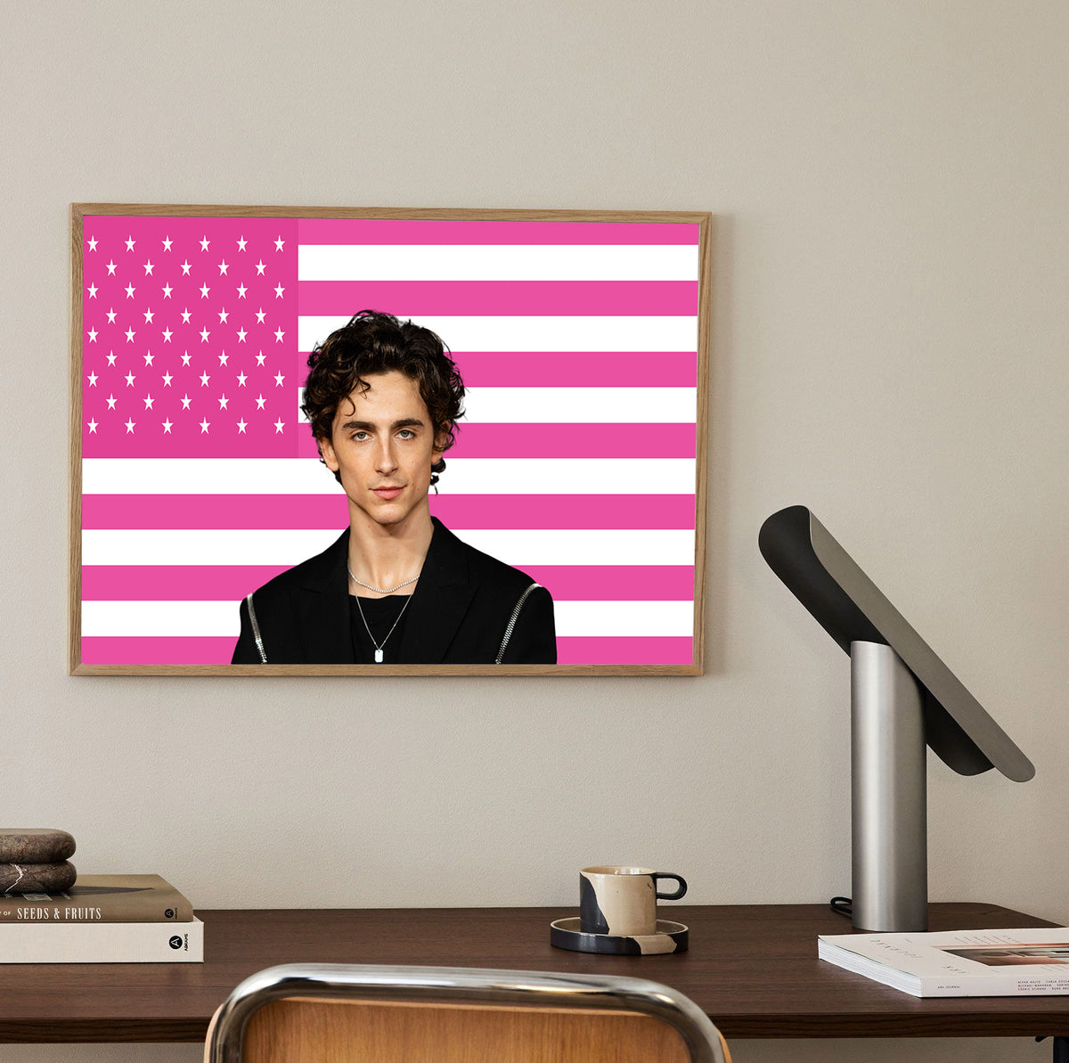Timothée Chalamet Poster | Aesthetic Celebrity Wall Art